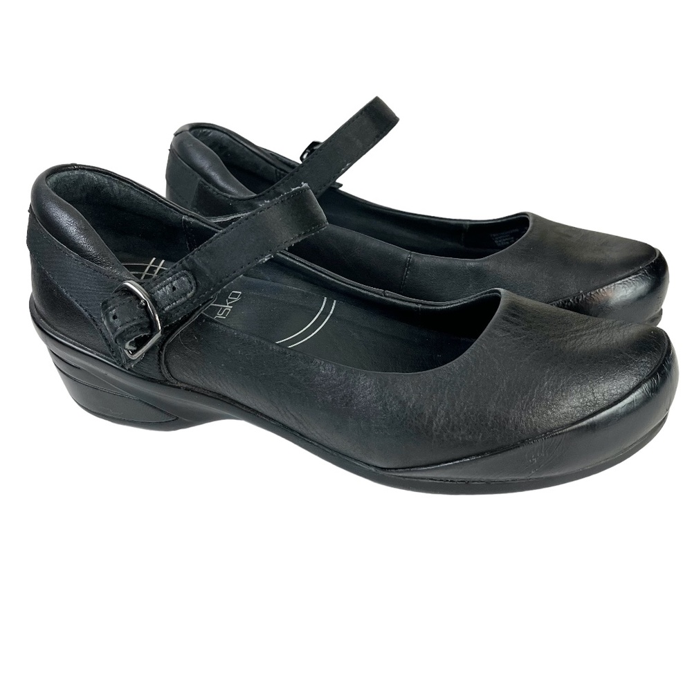 Black Leather Women's Shoes
